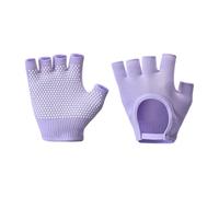QLoztyse Guantes Deportivos Guantes de Entrenamiento Guantes Dedos Medios Guantes Antideslizantes Transpirables Diseño Ergonómico Cómodos y Adecuados para, Púrpura, universal