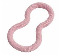 QLoztyse Hoop de Tela con Superficie Texturizada Acojinada Aro de Ejercicio Diseño Flexible y Sección Conectora Visible Adecuado para Entrenamiento Físico y Actividades Deportivas, Rosa, 1.5 KG