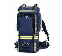 QLoztyse Mochila Impermeable de Adaptable con Diseño Organizado Fácil Separación de Insumos y Cuerpo Robusto Elaborada Oxford, Mochila De Emergencia Sin Bolsa Pequeña, Array, Azul