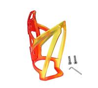 QLoztyse Portabotellas para Bicicleta, Soporte para Bebidas, Portabotellas de PC Resistente para Bicicleta de Montaña Y de Carretera, Accesorios para Bicicleta, Rojo Amarillo
