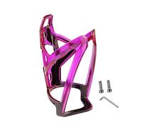 QLoztyse Portabotellas para Bicicleta, Soporte para Bebidas, Portabotellas de PC Resistente para Bicicleta de Montaña Y de Carretera, Accesorios para Bicicleta, Violeta Negro