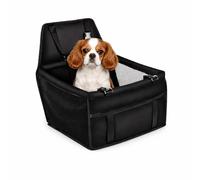 QLS Asiento de Coche para Perro 40x40x32 CM Pequeño & Cachorros Seguro