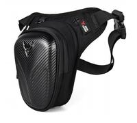 QLS Bolsa de pierna para moto, deporte, color negro, para ciclismo, senderismo, escalada, Negro , small, moderno