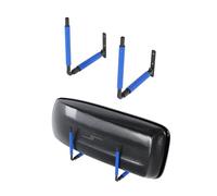 QLS Box1 - Caja de techo ajustable de pared de 33 - 57 cm, color azul, para guardar cajas de techo, herramientas de jardín, portaesquís, equipos deportivos, tabla de surf e iSUP