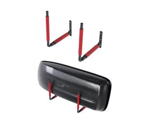 QLS Caja de techo Soporte de pared ajustable 33-57 cm BOX1 para almacenamiento de cofre de techo, herramientas de jardín, caja de esquí, equipos deportivos, tabla de surf iSUP
