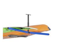 QLS Estantería colgante de techo para kayak, tabla de surf, almacenamiento de herramientas, color azul, 2 unidades