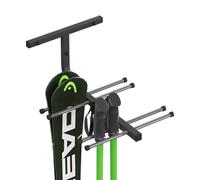 QLS Soporte de pared de esquí N4 para 4 pares de 37 cm