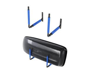 QLS Soporte Mural de Acero para Cofre 33-57 cm 40 kg Azul