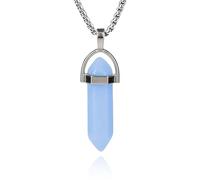 QLUYCKW Collares de cristal fluorescente para adolescentes y niñas, divertido Halloween, luminoso, hexagonal, con forma de bala, para bricolaje, collar que brilla en la oscuridad, colgante para