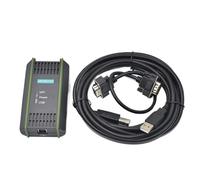 QLWAHK Adaptador PC-MPI+ para S7-300/400 6ES7972-0CA23-0XA0 Cable de descarga de programación S7-300 S7-400 RS232 a MPI (puerto USB))