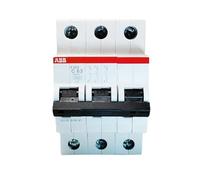 QLWAHK Interruptor automático en Miniatura ABB S200 S203 3P S200 S203 Tipo C MCB 1 2 3 4 6 10 16 20 25 32 40 50 63A(1A)