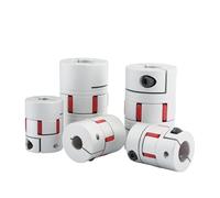 QLYUEUI 1 Pieza D65 L90 Acoplamiento de Flor de Ciruelo Codificador de Estrella Máquina de Grabado Conector de servomotor Acoplamiento Suave Orificio Interior(16X35)