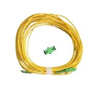 QLYUEUI 1 Uds Cable de conexión de fibra óptica 1,5 M/2M/3M/5M/10M/15M/20M/30M Cable de extensión de modo único FTTH adaptador gratuito(SCapc Adapter 2M)