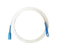 QLYUEUI Cable de conexión de fibra óptica, 10 Uds., 1M, 1,5 M, 2M, SC/UPC a SC/UPC, modo único, cables conectores de puente simple de 3,0mm(10pcs 1.5M)