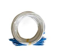 QLYUEUI Cable de parche de Fibra óptica de modo único SC/UPC-SC/UPC, 1,5 M/2M, simplex, baja pérdida for FTTR/FTTH, uso interior, Fibra óptica, 10 Uds./50 Uds.(10pcs 2M)