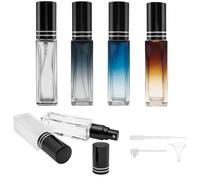 QlyYea Perfumadores Recargables, 6 Piezas 10 ml Atomizador Perfume Recargable, para fiestas, cita, viajes, vacacione