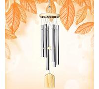 QMAHA Windspiele für Draußen, Windspiel Metal 6 Rohre Windspiele für Draußen Hängend, Deko Klangspiel Glockenspiel Wind Chimes für Balkon Garten