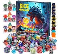 QMAY Dados Misteriosos, 9 Juegos de Dados Poliédricos, Estilo Aleatorio, para Juegos de Mesa Dungeon and Dragons MTG RPG DND D20 D12 D10 D% D8 D6 D4 (63)