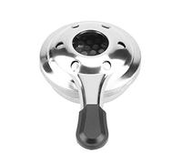 Qmee - Hornillo de alcohol portátil de acero inoxidable con quemador de alcohol para camping al aire libre o pánico