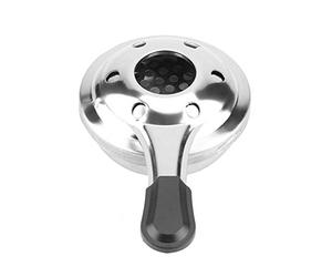 Qmee - Hornillo de alcohol portátil de acero inoxidable con quemador de alcohol para camping al aire libre o pánico