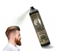 QMEN Laca Mate Sin Gas Hombre 300ml - Spray Fijador Profesional de Peluquería, Acabado Natural Sin Residuos, Fijación Fuerte con Volumen, Barber Style Resistente a la Humedad, Sin Gas