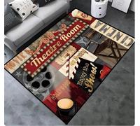 QMETOS Movie Night Clapboard Area Rug Home Theater Film Art Rugs Cinema Carpet Home Decoration For Bedroom Living Playing Room 160X230Cm
