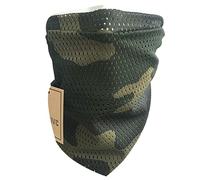 QMFIVE Táctica Bufanda Camuflaje, Hombres y mujeres Unisex Tocado militar multiusos Estilo Tocado Bufanda para campo militar Actividades al aire libre (Woodland Camo)