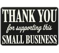 QMKADFQXF For Supporting Local Business Retro Style Metal Sign For Bedroom Closet Dressing Room Man Cave Wall-Art 8 X 12 in