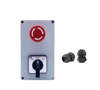 QMKADFQXF Forward and Reverse Switch NC Lathe Chip Removal Machine 20A 10A Three-Phase Emergency Stop Push Button Cam Selector