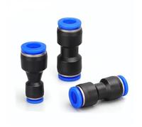 QMKADFQXF Pneumatic Fittings Connector PU PG 4mm 6mmTo 8mm 10mm Air Water Hose Tube Push in Straight Gas Quick Connectors 1/10PCS(PG 4-8,10pcs)