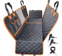 QmlGuo Funda Coche Perros Asiento Trasero para VW Tiguan SUV 2021 2022 2023 2024 2025+, Protector Cubre Asientos Mascotas Impermeable, Antideslizante y Ajustable,D