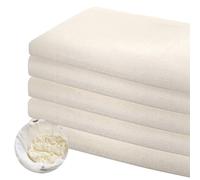 QMLING 10 Piezas Cheese Cloth, Colador de Tela de Algodón 50x50cm, Colador Tela Reutilizable sin Blanquear para Hornear Mantequilla Hacer Queso Filtrar Líquidos