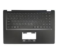 QMLQRGKF 2 13 Reino Unido/Swiss/Italy Laptop Keyboard con luz Superior de Palmrest(UK Keyboard)