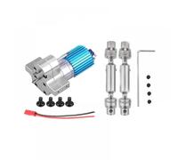 QMLQRGKF Caja de Cambios de Metal con Metal Gears 370 Gearmotors para ejércitos Militares y de camionetas compatibles con la Serie MN(White)