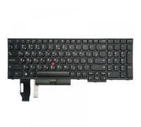 QMLQRGKF Reemplazo de Teclado de la computadora portátil Compatible para Modelos E580 E585 E590 E595 T590 P53S L580 L590 P52 P72 P53 P73 Sin función de Fondo de Fondo