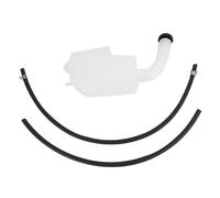 QMLQRGKF Tanque de depósito de desbordamiento de refrigerante del radiador para Motocicleta LTZ 400, Motocross, Dirt Pit Bike