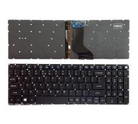 QMLQRGKF Teclado de la computadora portátil Compatible con Aspire E5-574G E5-574 E5-574T E5-574TG E5-576 E5-576G E5-576G-5762 E5-576T US UK ESPISULO Latina ALEMÁN ALEMÁN(US with Backlit)