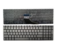 QMLQRGKF Teclado de Laptop español/latinoamericano Compatible con X360 15-DQ 15T-DQ TPN-W140(Silver LA NO Backlit)