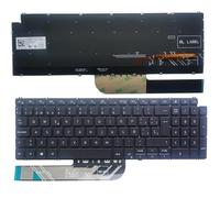 QMLQRGKF Teclado para computadora portátil español/Americano Compatible con 7591 7590 7500 P90F P83F 3510 E3510C(Black SP Keyboard)