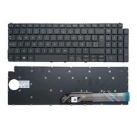 QMLQRGKF Teclado para computadora portátil español/Americano Compatible con 7591 7590 7500 P90F P83F 3510 E3510C(Black LA Keyboard)