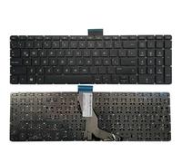 QMLQRGKF Teclado para computadora portátil español/latín Compatible con 15-BS 15-BR 15-BW 15T-BR 15Q-BU 15T-BS 15Z-BW 250 G6 255 G6 256 G6 258 G6 TPN-C129 TPN-C130(Black LA NO Backlit)