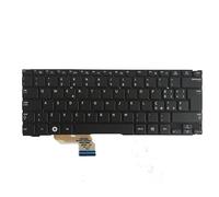 QMLQRGKF Teclado portátil Compatible con NP350U2B NP350U2A FR/GR/HU/IT/Reino Unido/Black(Orange)