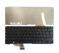 QMLQRGKF Teclado portátil Compatible con NP350U2B NP350U2A FR/GR/HU/IT/Reino Unido/Black(Purple)