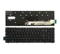 QMLQRGKF Teclado portátil Compatible con Vostro 15-5000 5568 7778 7786 7779 7577 7567 Reino Unido/EE. UU./Español SP/latín LA/Brasil BR(White NO Backlit US)