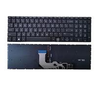 QMLQRGKF Teclado portátil Compatible de EE. UU. para X360 15-ed 15M-ED 15-EE 15M-EE TPN-C149 15-AG TPN-W140 17-CG 17M-CG 17T-CG(Black)