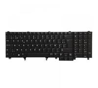 QMLQRGKF Teclado portátil Compatible para E6520 E6530 E6540 E5520 E5520M E5530 Modelos de retroiluminación de retroiluminación Negra Reemplazo de Teclado