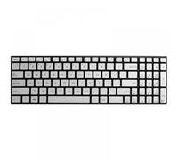QMLQRGKF Teclado portátil Compatible para GL702 GL702VT GL702VM Modelos Silver 0KNB0 662LUS00 AEBK5U00030 Diseño inglés con Función de luz de Fondo
