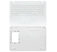 QMLQRGKF Teclado portátil con Estuche Superior e Inferior Palmrest Compatible con NP300E5K NP300E5L NP3500EM 300E5L 3500EL(US and D)