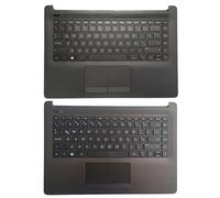 QMLQRGKF Teclado portátil de 14 Pulgadas Palmrest Compatible con 14 cm 14T-CM000 14-CK0001TU 14Q-CS0000TU(Smooth Surface)