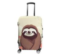 QMNBTES Funda de equipaje de mano con texto en inglés "You Are Awesome Sloth" para equipajes, aprobada por la TSA, protector elástico para maleta, antiarañazos, lavable, se adapta a fundas de 48 a 76